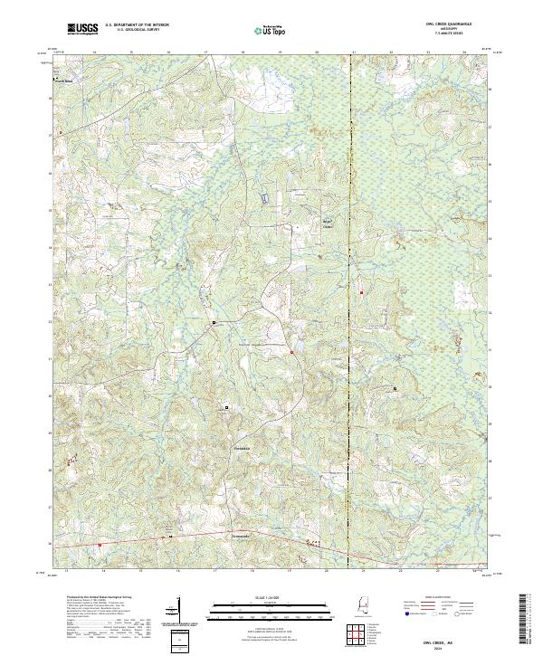 Owl Creek topographic map thumbnail