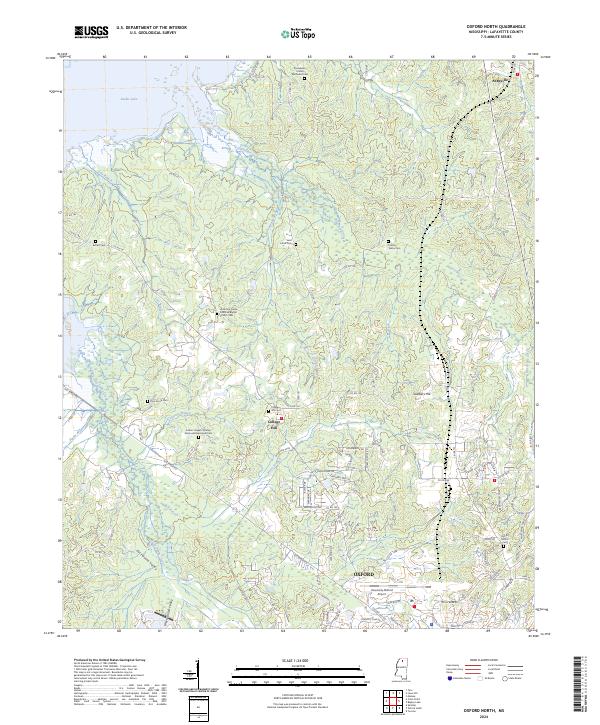 Oxford North topographic map thumbnail