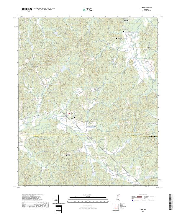 Paris 2024 topographic map thumbnail