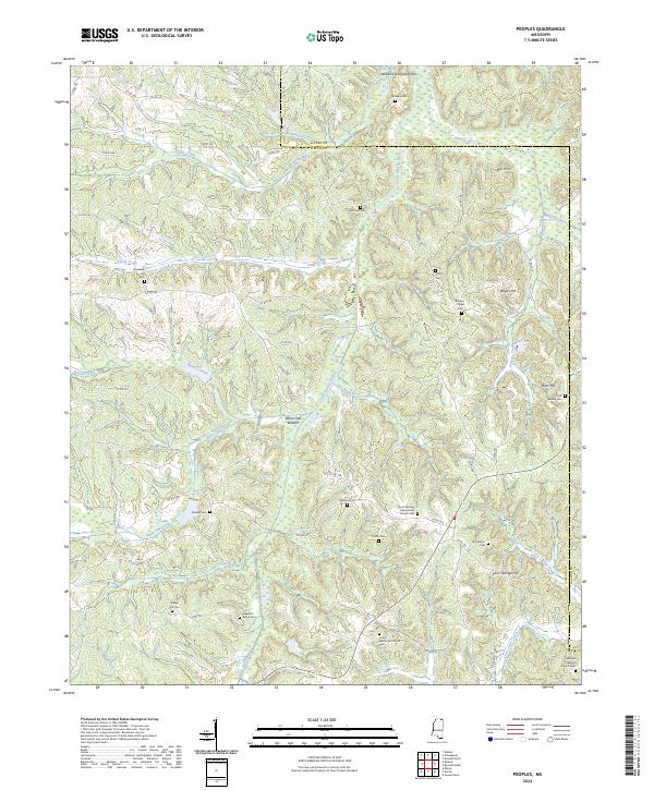 Peoples topographic map thumbnail