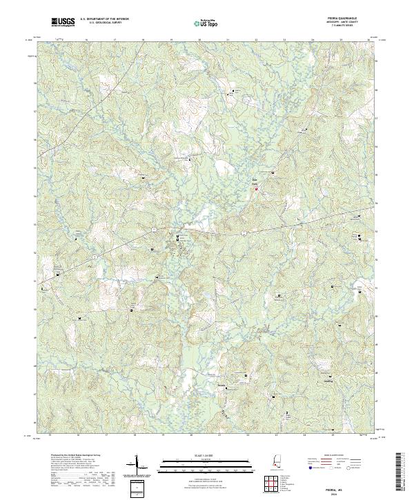Peoria 2024 topographic map thumbnail