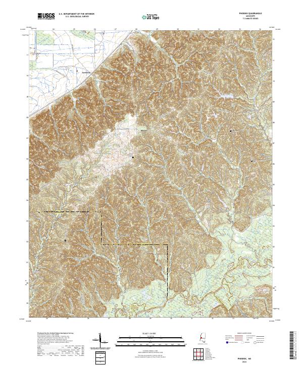 Phoenix topographic map thumbnail