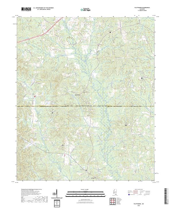 Plattsburg 2024 topographic map thumbnail