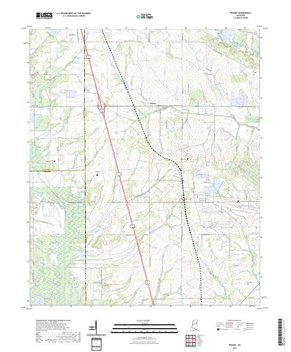 Prairie topographic map thumbnail