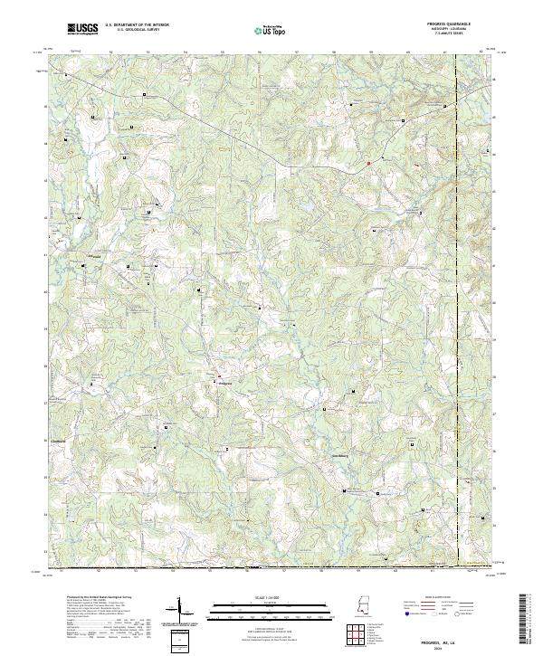 Progress topographic map thumbnail