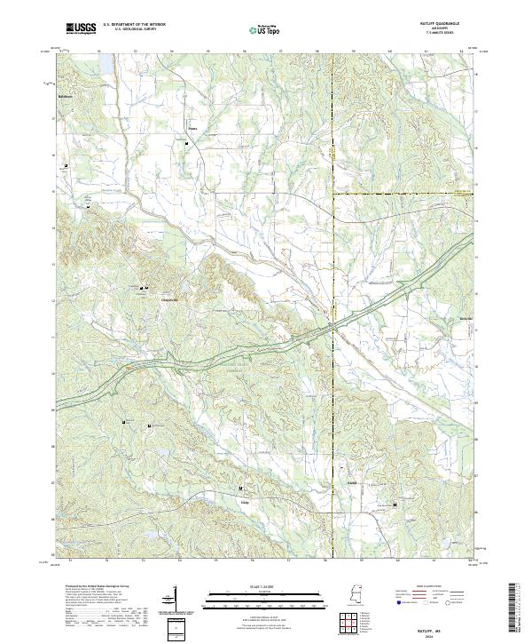 Ratliff topographic map thumbnail