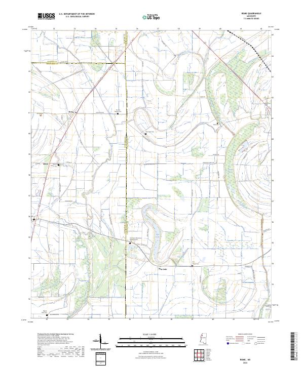 Rome topographic map thumbnail