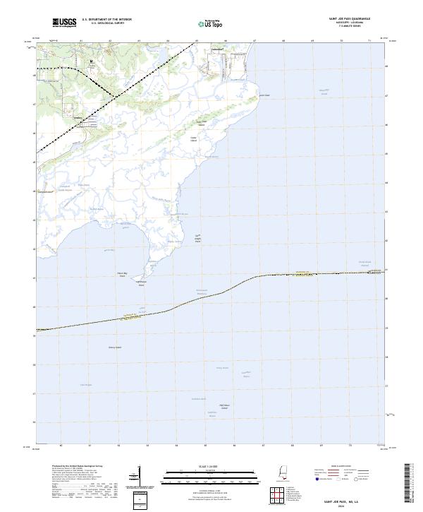 Saint Joe Pass topographic map thumbnail