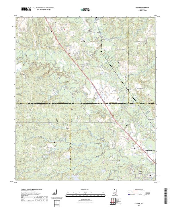 Sanford topographic map thumbnail