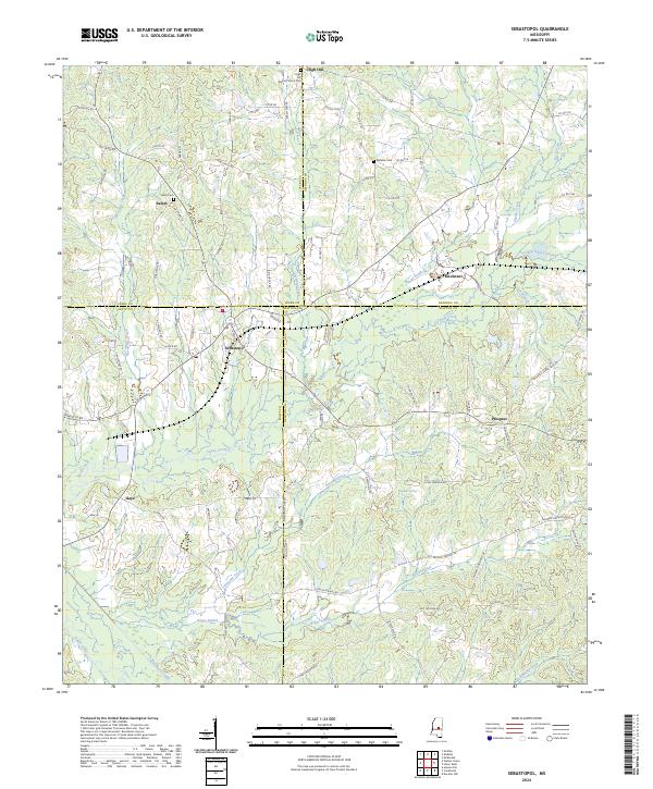 Sebastopol 2024 topographic map thumbnail