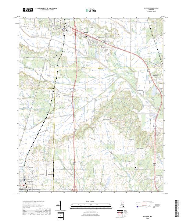 Shannon topographic map thumbnail