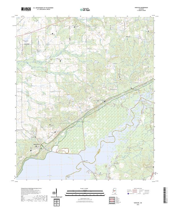 Shoccoe topographic map thumbnail