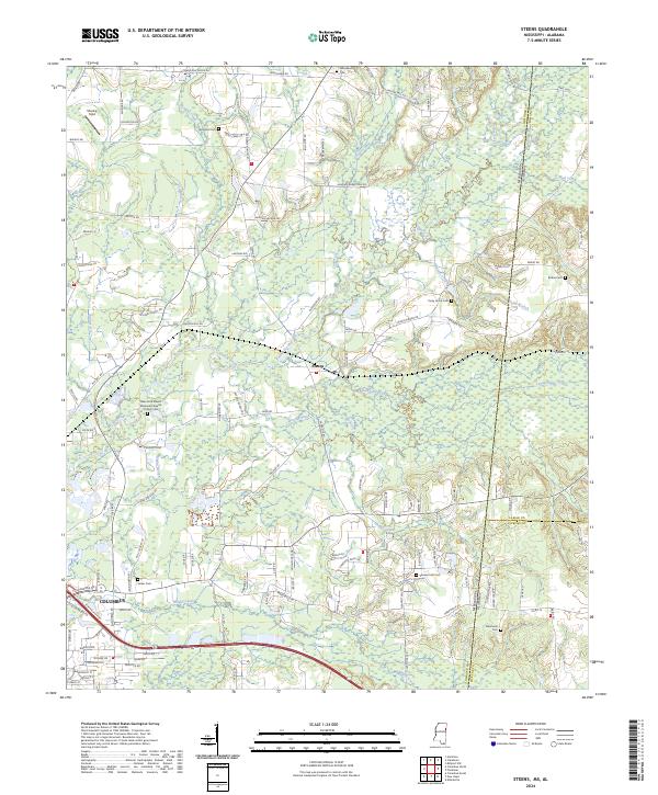 Steens 2024 topographic map thumbnail