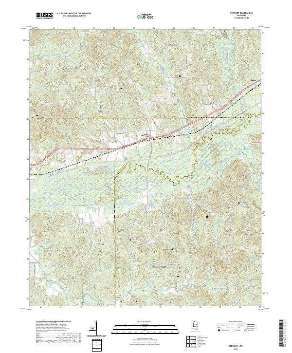 Stewart topographic map thumbnail