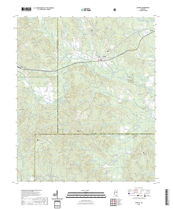 Sturgis 2024 topographic map thumbnail