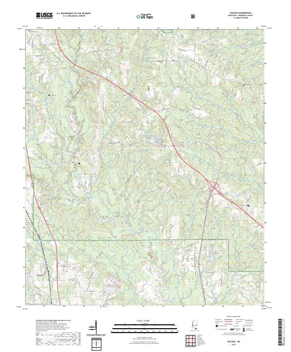 Success 2024 topographic map thumbnail