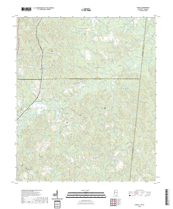 Tamola topographic map thumbnail