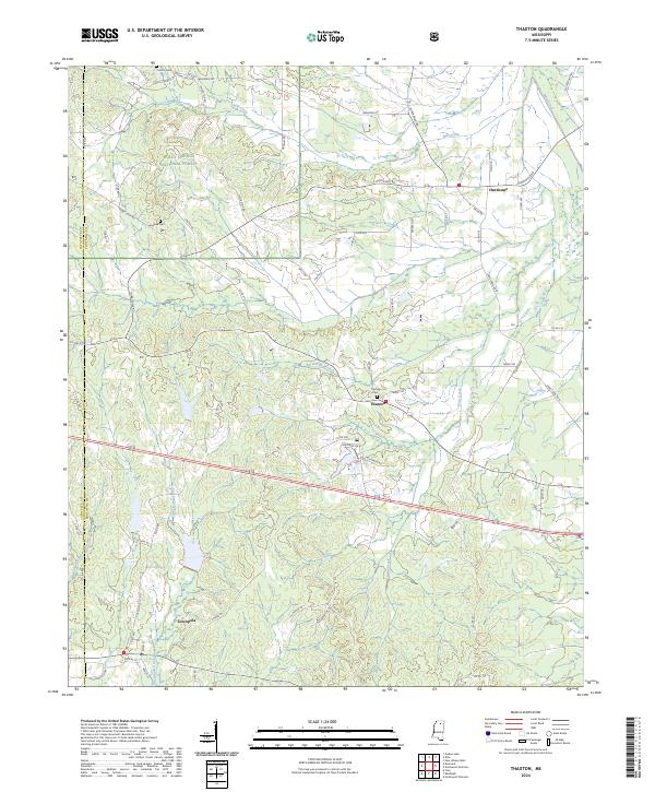 Thaxton 2024 topographic map thumbnail