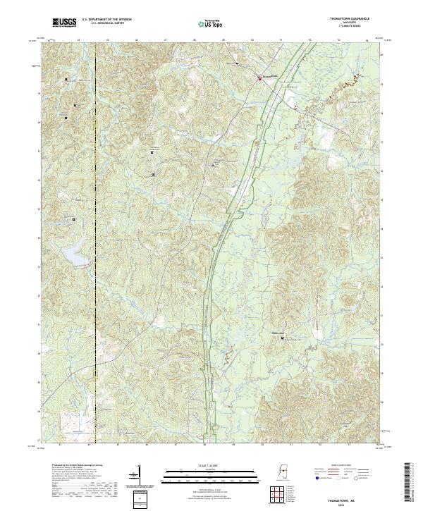 Thomastown 2024 topographic map thumbnail