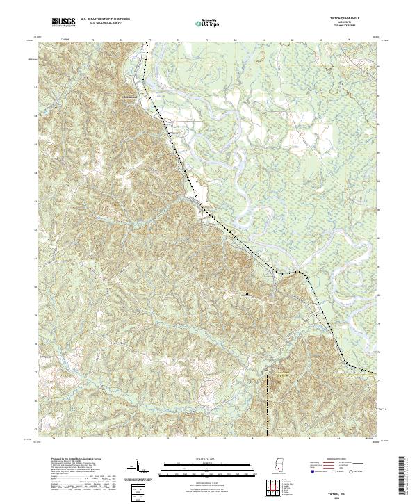 Tilton 2024 topographic map thumbnail