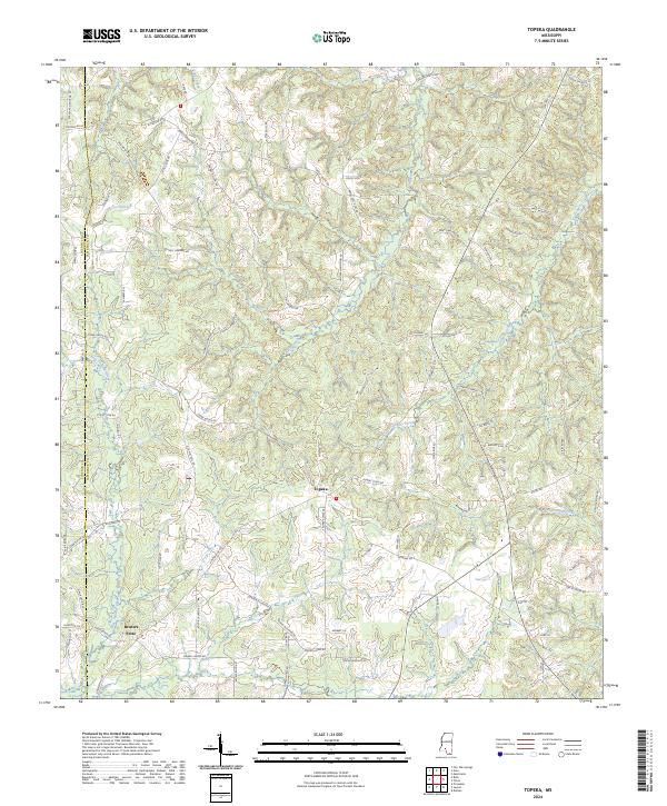 Topeka 2024 topographic map thumbnail