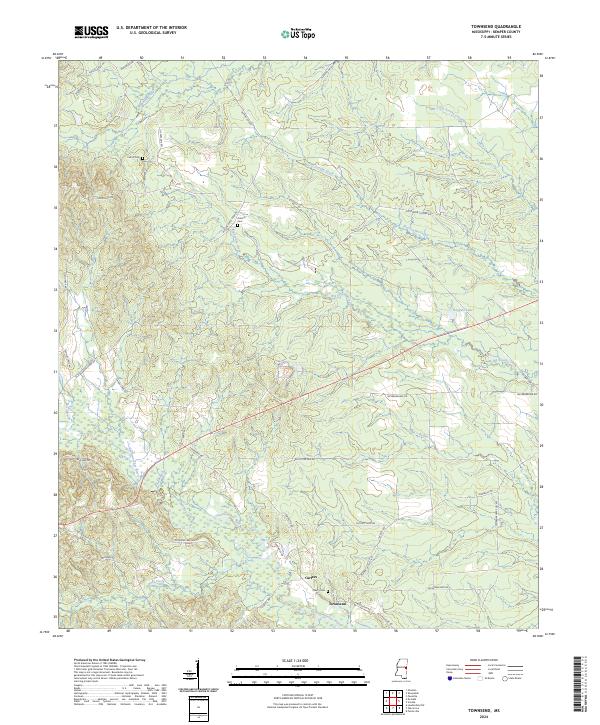 Townsend topographic map thumbnail