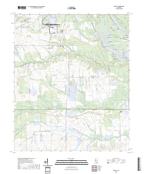 Trinity topographic map thumbnail