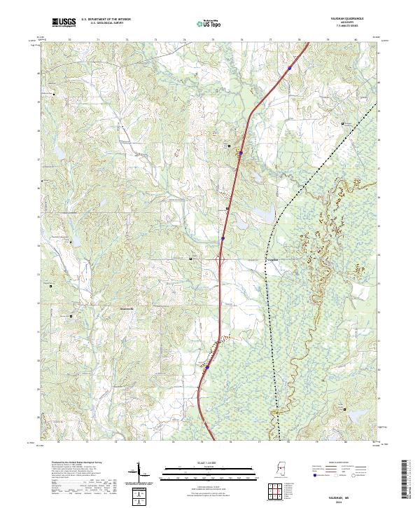 Vaughan topographic map thumbnail
