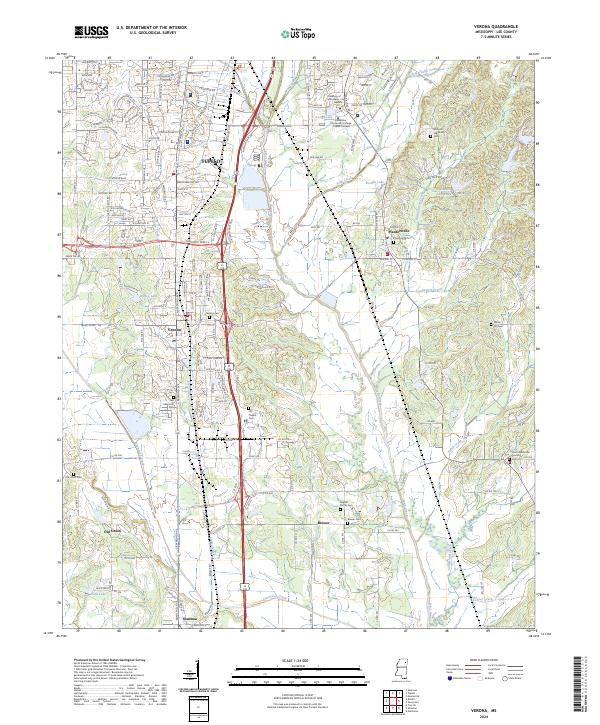 Verona topographic map thumbnail