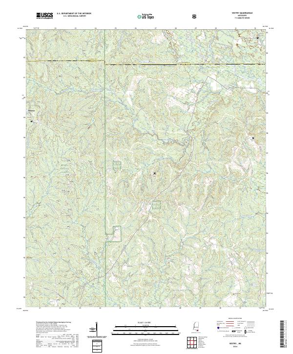 Vestry topographic map thumbnail