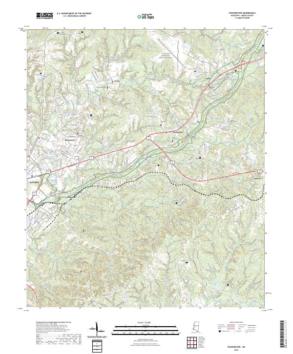 Washington topographic map thumbnail