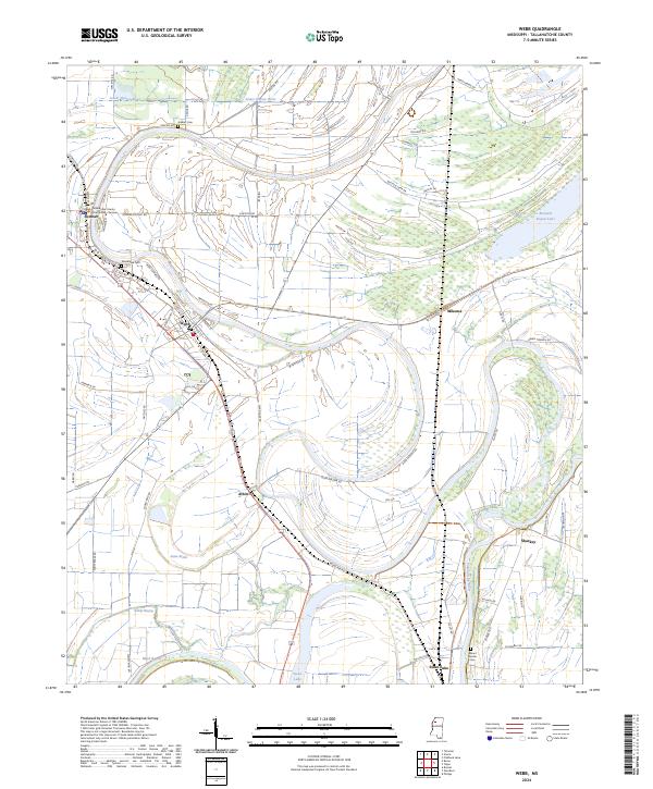 Webb topographic map thumbnail