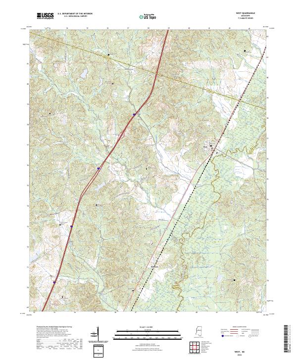 West topographic map thumbnail
