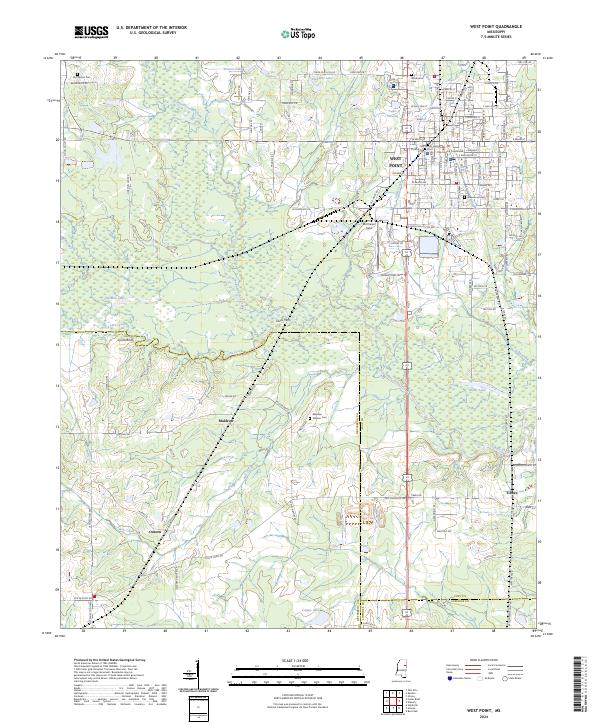 West Point 2024 topographic map thumbnail