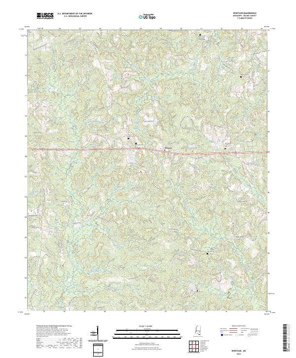 Whistler topographic map thumbnail