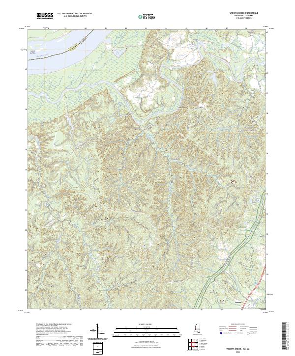 Widows Creek topographic map thumbnail