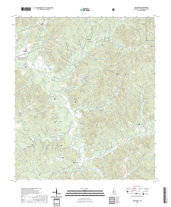 Wilkinson topographic map thumbnail