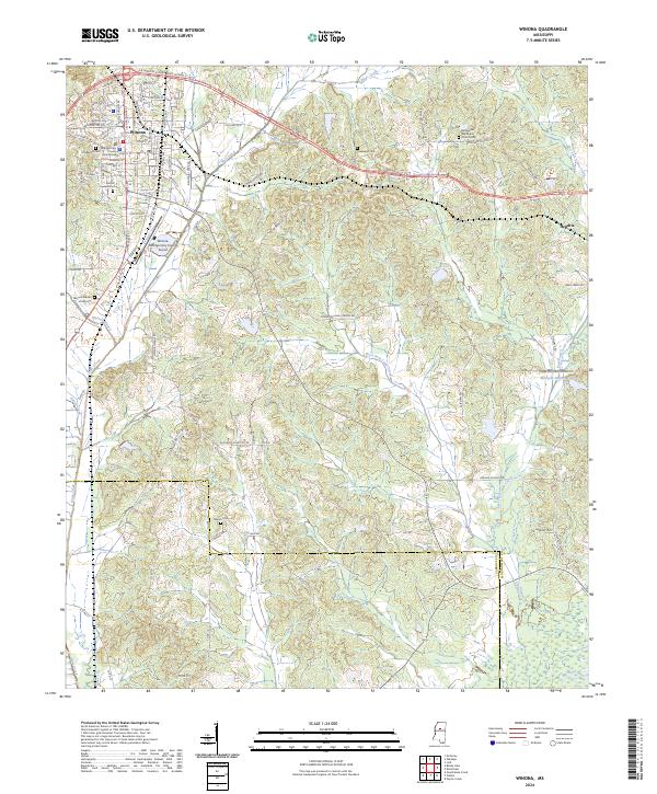 Winona topographic map thumbnail