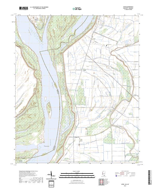 Avon topographic map thumbnail