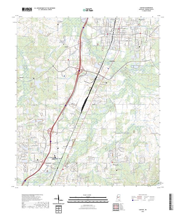 Canton topographic map thumbnail