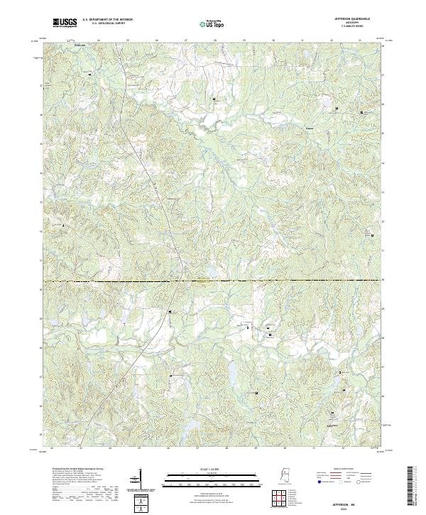 Jefferson topographic map thumbnail