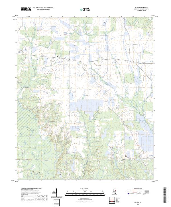 McLeod topographic map thumbnail