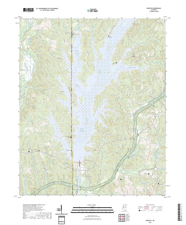 Paden SE 2024 topographic map thumbnail