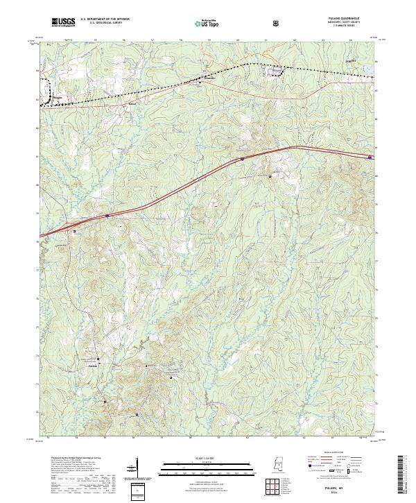 Pulaski 2024 topographic map thumbnail