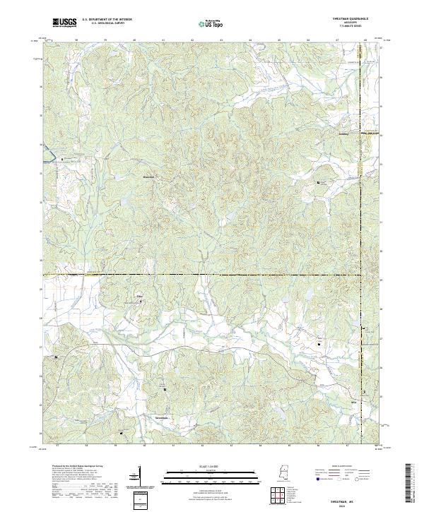 Sweatman topographic map thumbnail