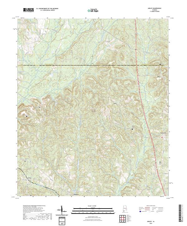 Ansley topographic map thumbnail