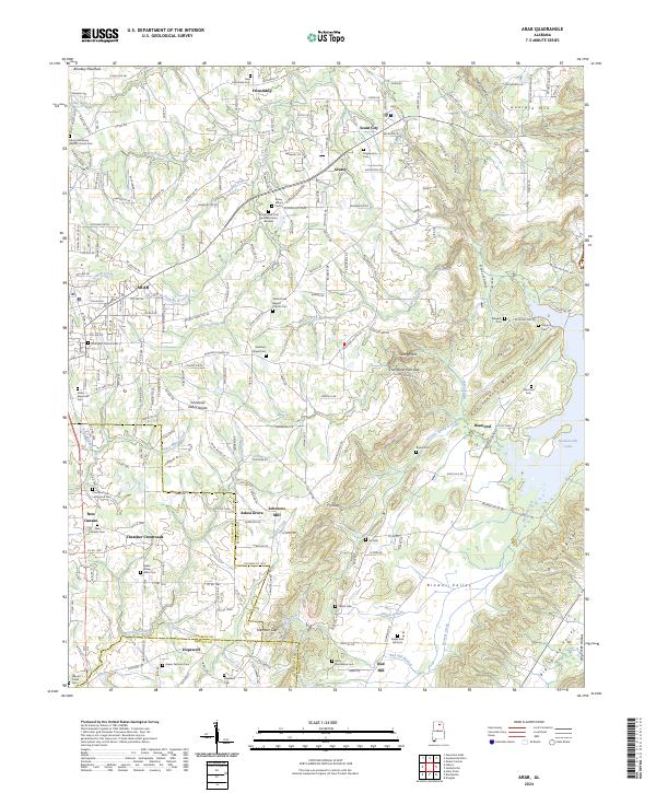 Arab 2024 topographic map thumbnail