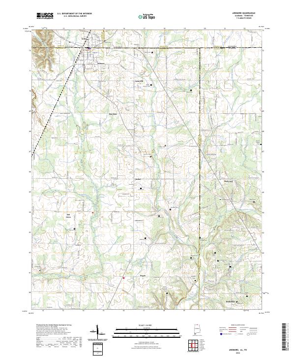 Ardmore topographic map thumbnail