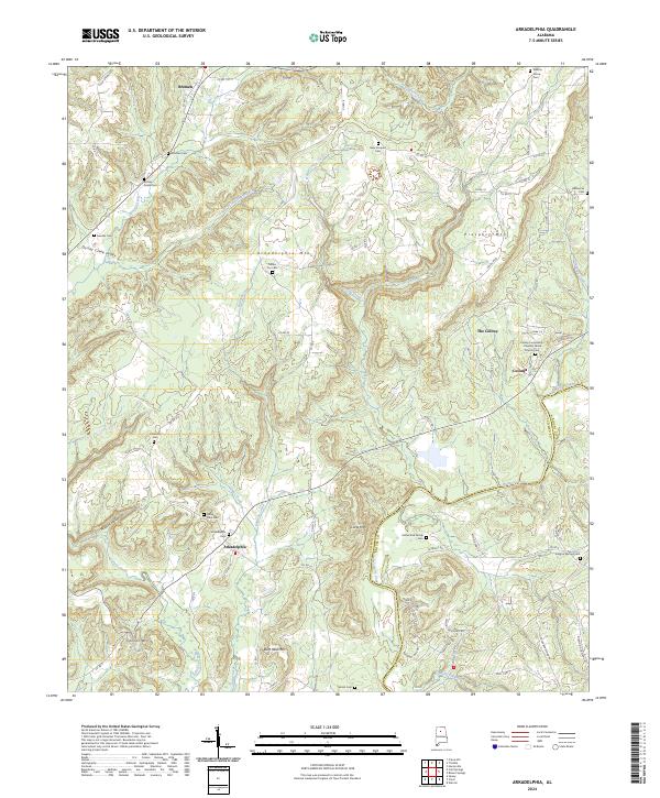 Arkadelphia topographic map thumbnail