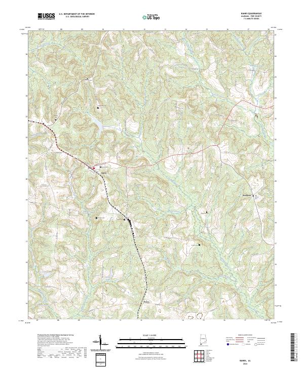 Banks topographic map thumbnail